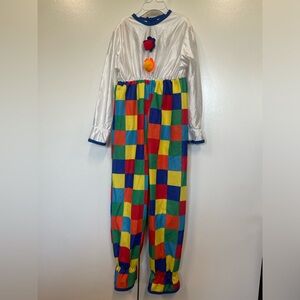 Rubies vintage clown costume for kids.  Halloween.  Carnival.  Group costume.
